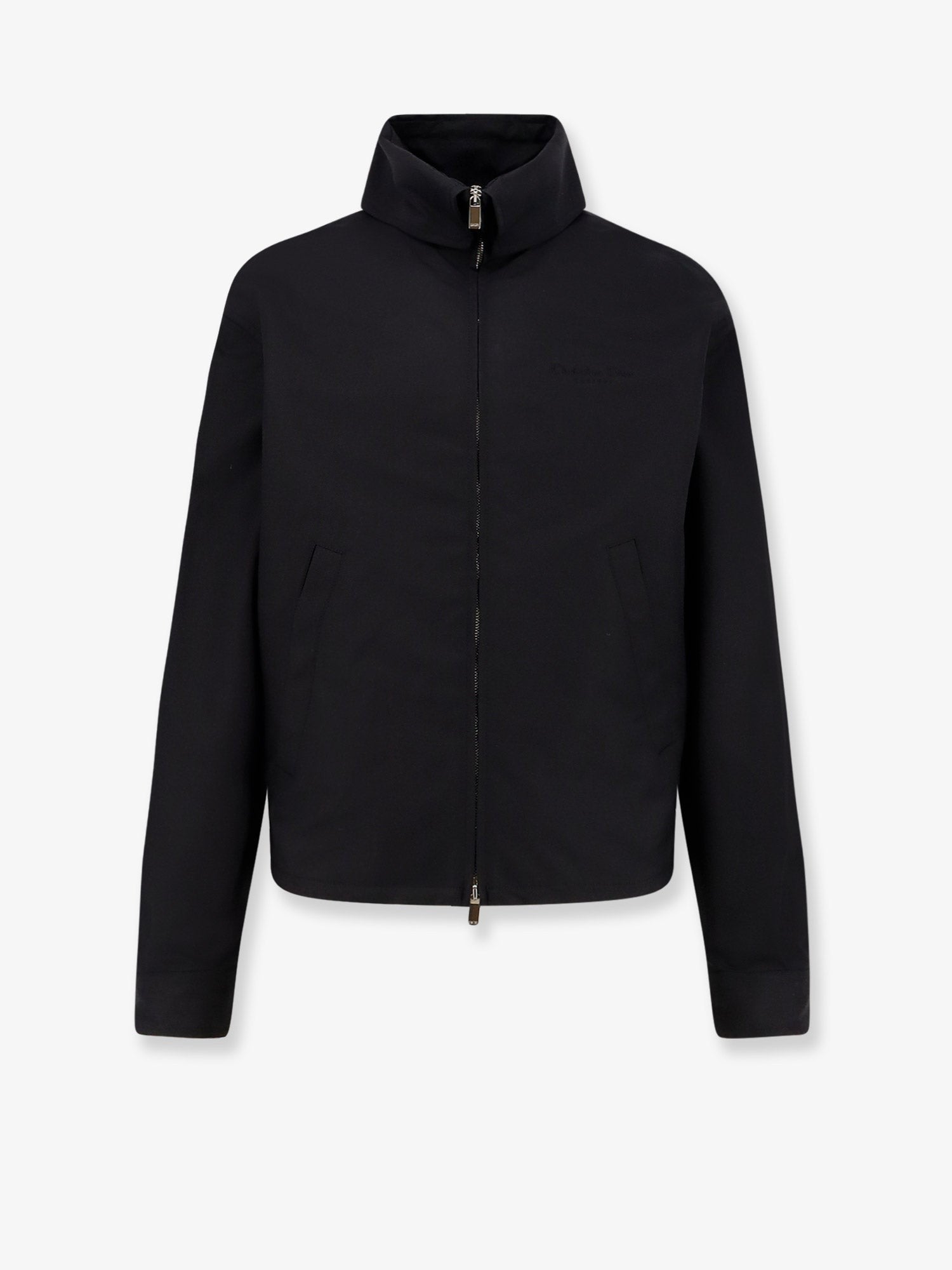 Dior Men's Christian Dior Couture Cotton Blend Satin Jacket Black Dior