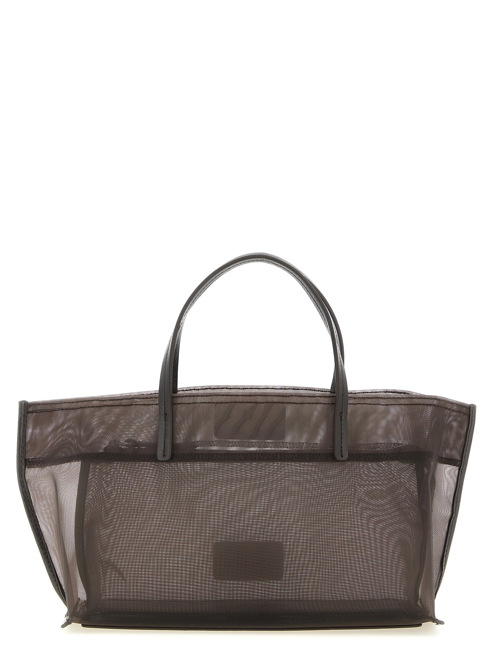 Staud Christos Mini Shopping Bag Brown