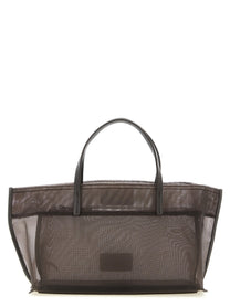 Staud Christos Mini Shopping Bag Brown