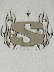 Stampd Chrome Flame Sweatshirt Grey