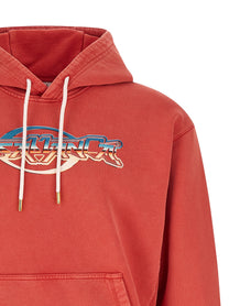Casablanca Chrome Hoodie Red