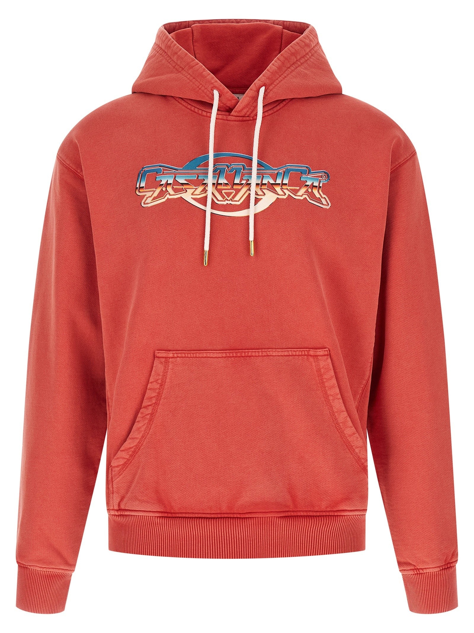 Casablanca Chrome Hoodie Red