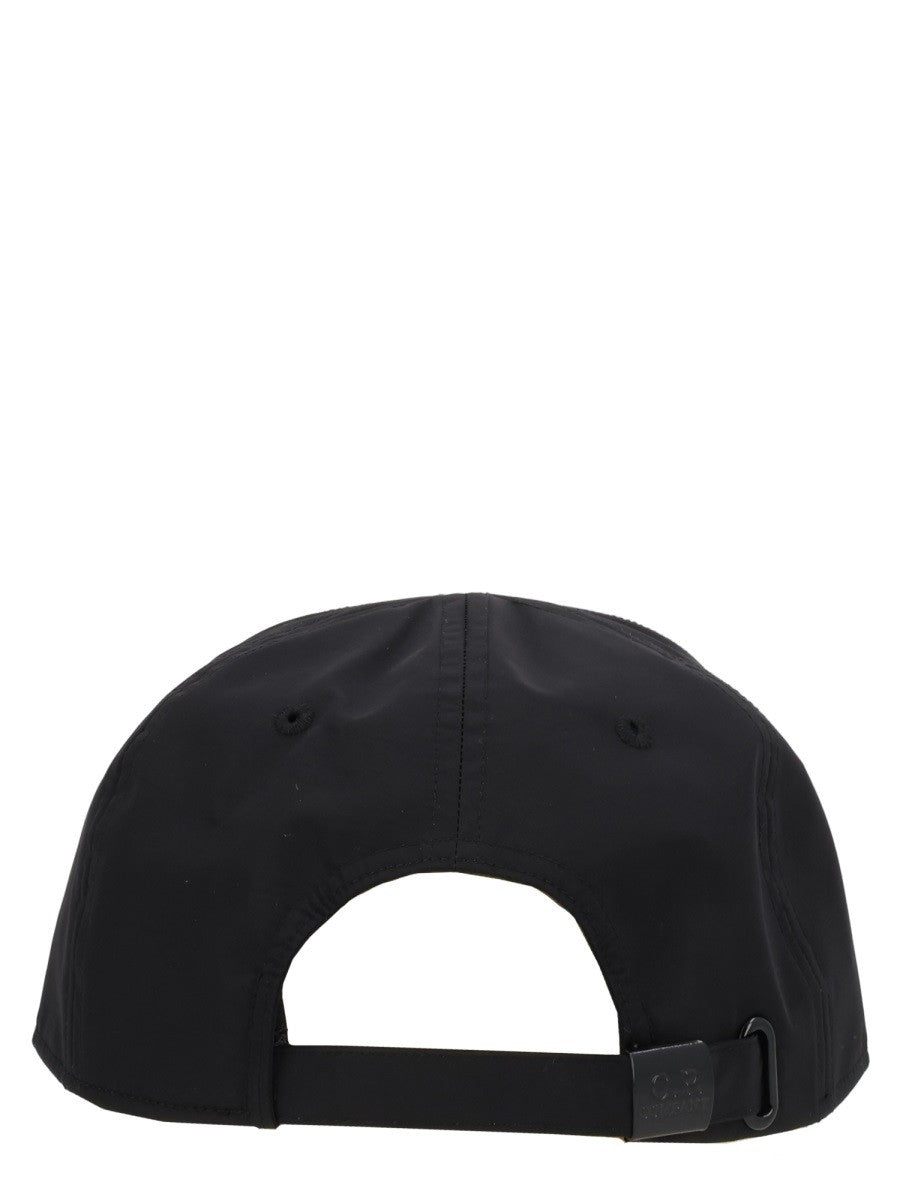 C.P. Company Men's Chrome Baseball Cap Black