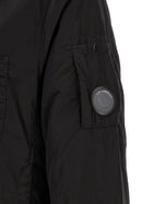 C.P. Company Chrome Padded Button Overshirt Black, view 5