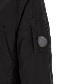 C.P. Company Chrome Padded Button Overshirt Black