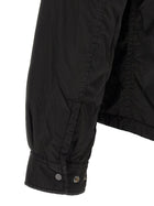 C.P. Company Chrome Padded Button Overshirt Black, view 4