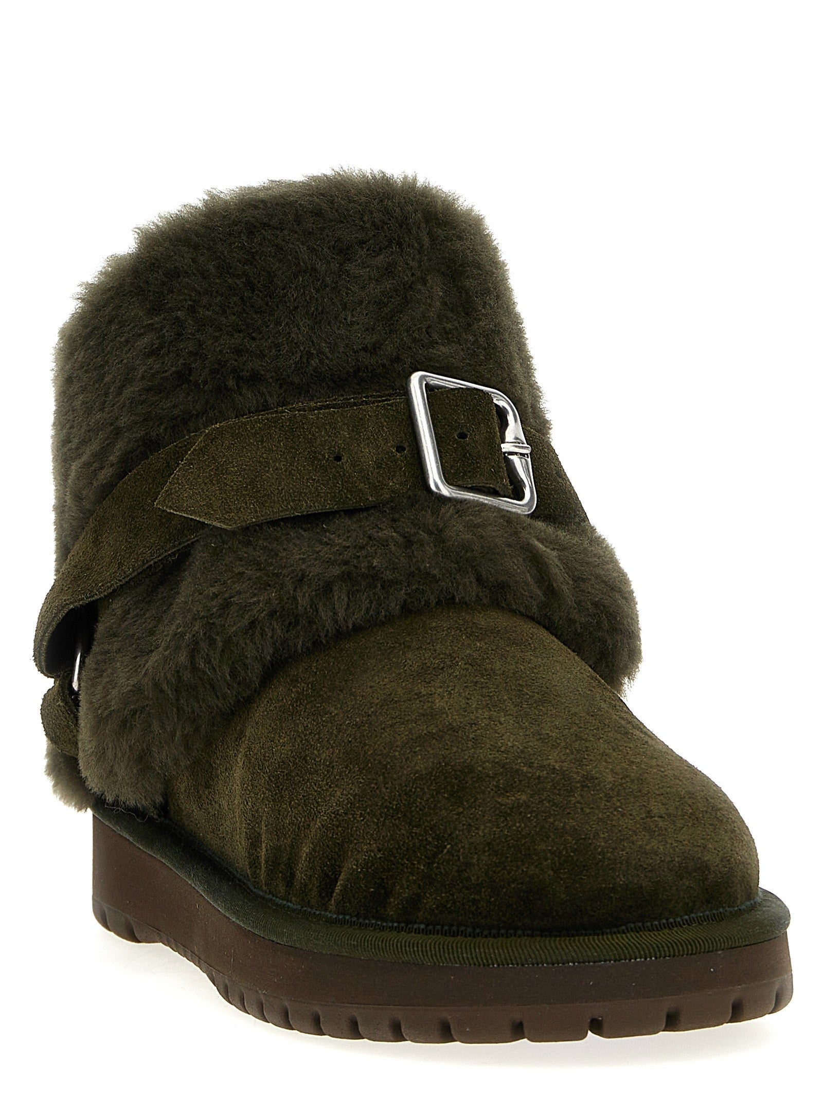 Burberry Chubby Ankle Boots Green