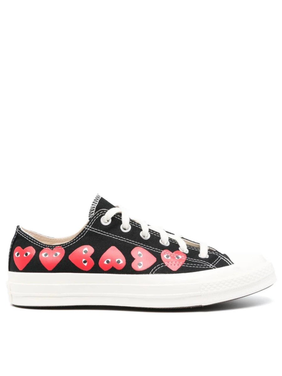 Converse Unisex Chuck Multi Hearts Sneaker Black Converse