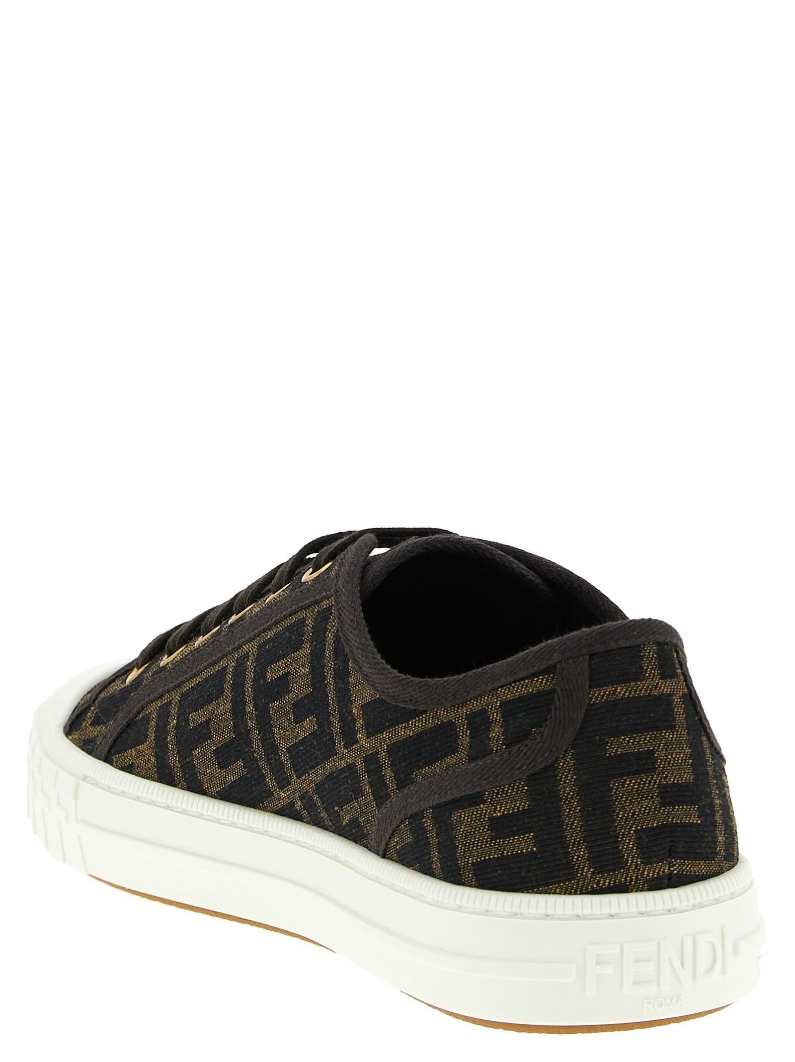 Fendi Chunky Sneakers Brown