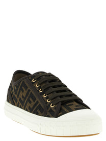 Fendi Chunky Sneakers Brown
