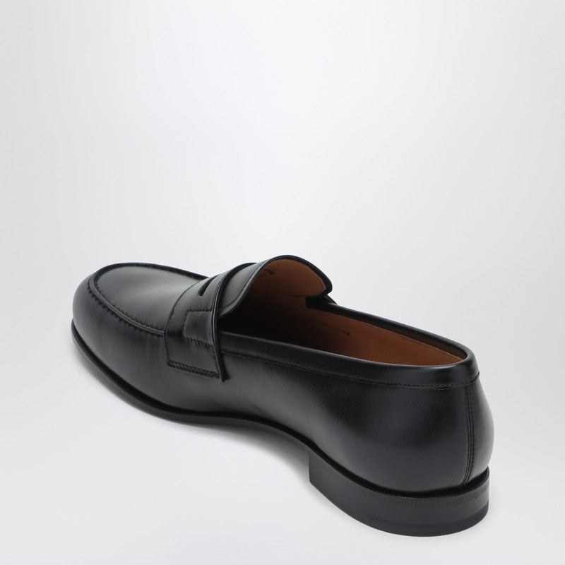 Church’’s - Church’’s Heswall moccasin in black leather - Women’s Shoes