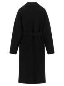 The Row Ciara Coat Black