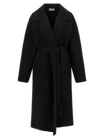 The Row Ciara Coat Black