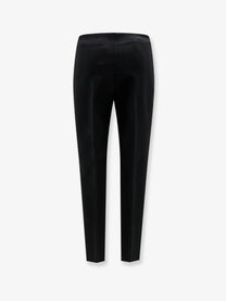 Rohe Women's Cigarette Leg Stretch Viscose Trousers Black