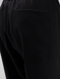 Alysi Women's Cigarette Virgin Wool Trousers Black