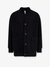 Hevò Men's Cimino Virgin Wool Coat Black