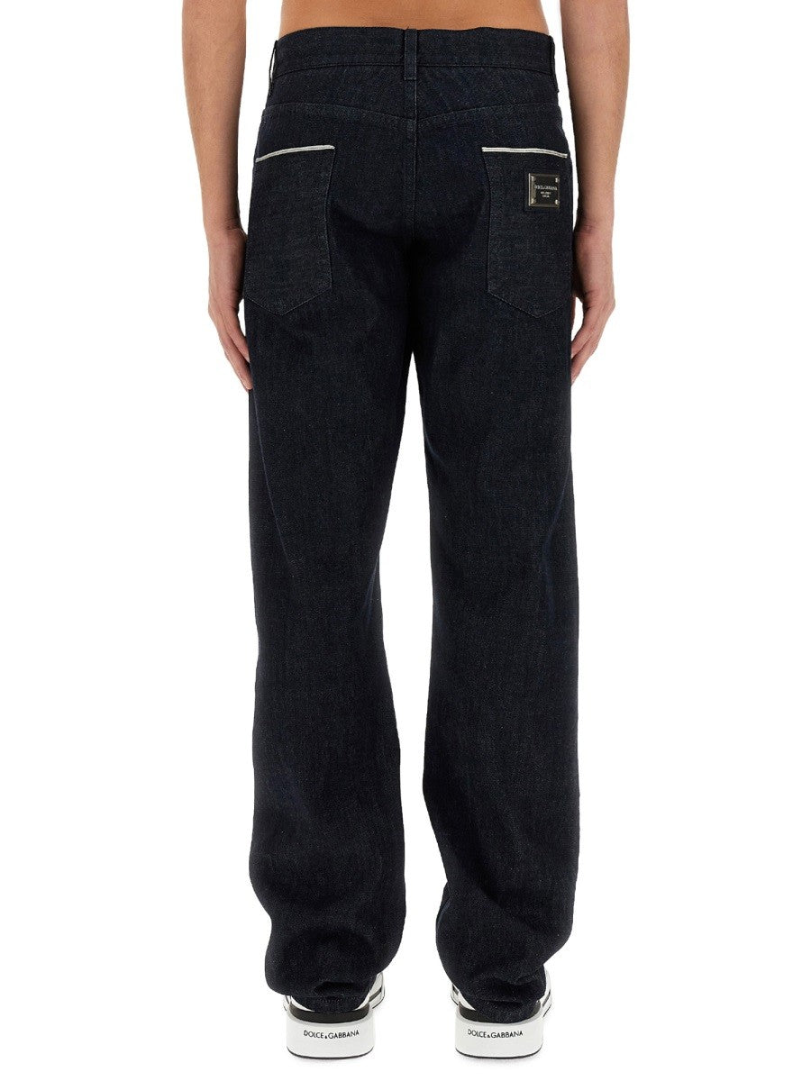 Dolce &amp; Gabbana Men's Cimosed Jeans Blue