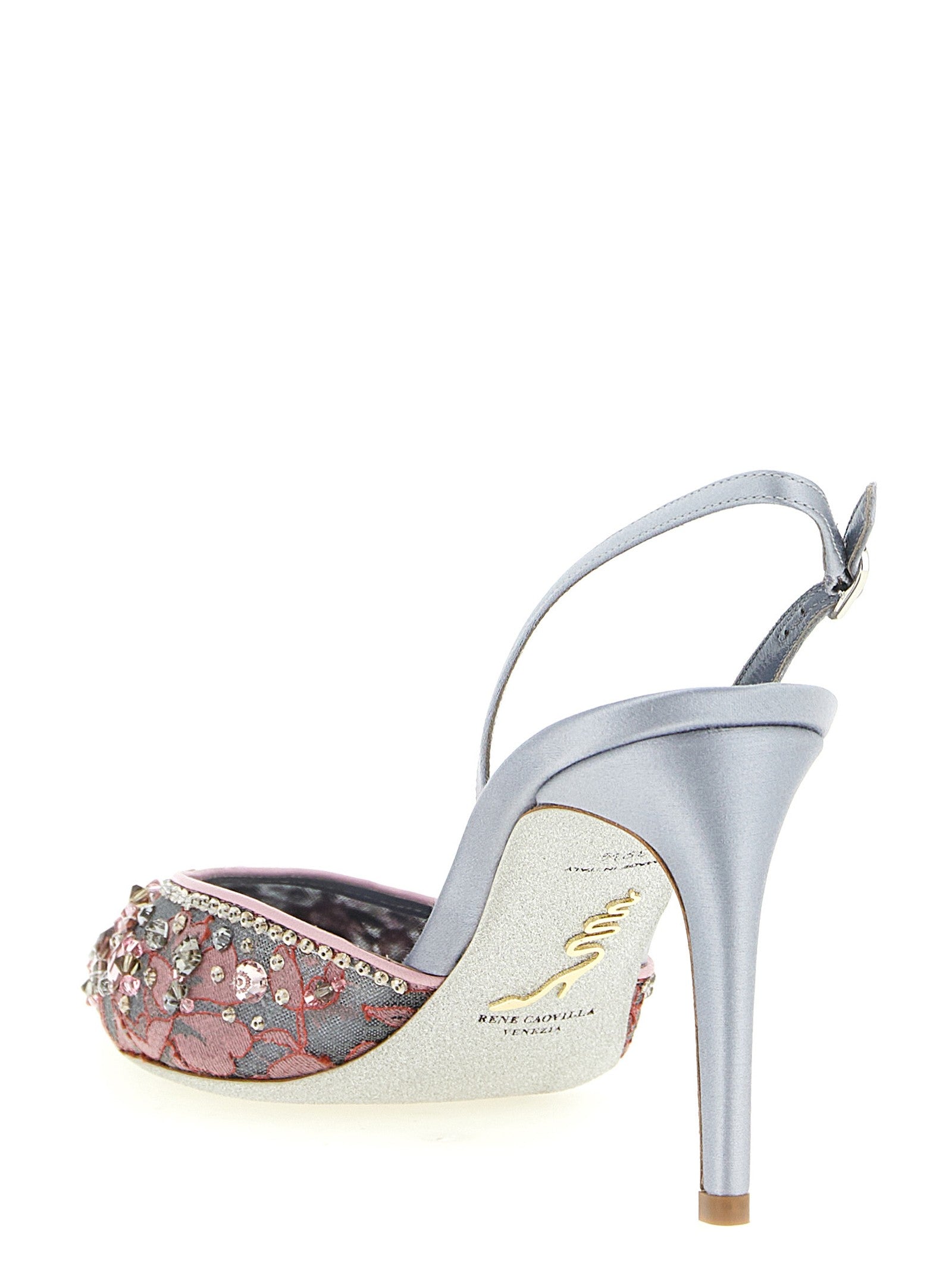 Rene Caovilla Cinderella Slingback Gold