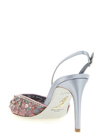 Rene Caovilla Cinderella Slingback Gold