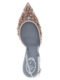 Rene Caovilla Cinderella Slingback Gold