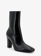 The Row Women's Cindy Leather Boots Black, view 2