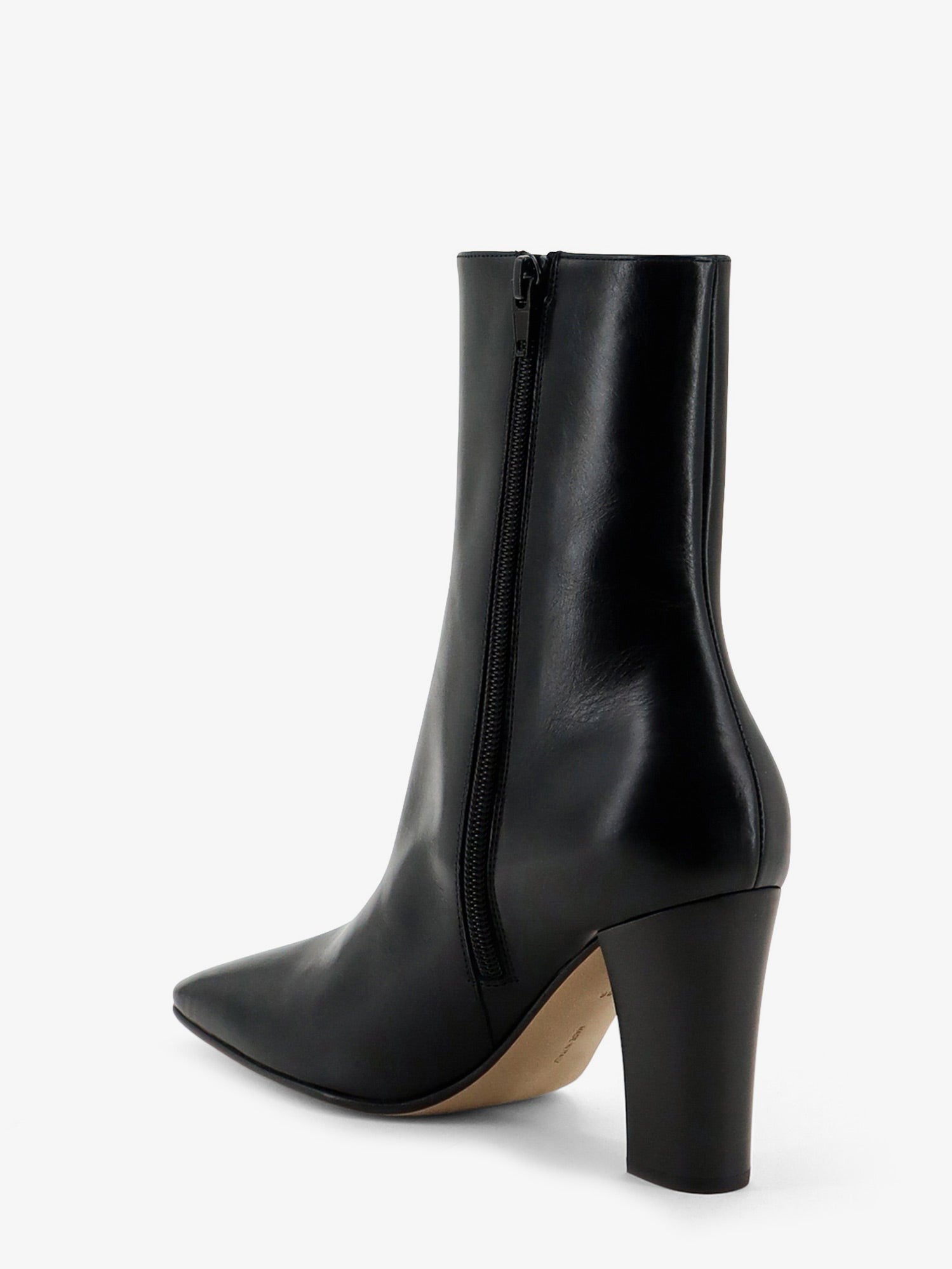 The Row Women's Cindy Leather Boots Black
