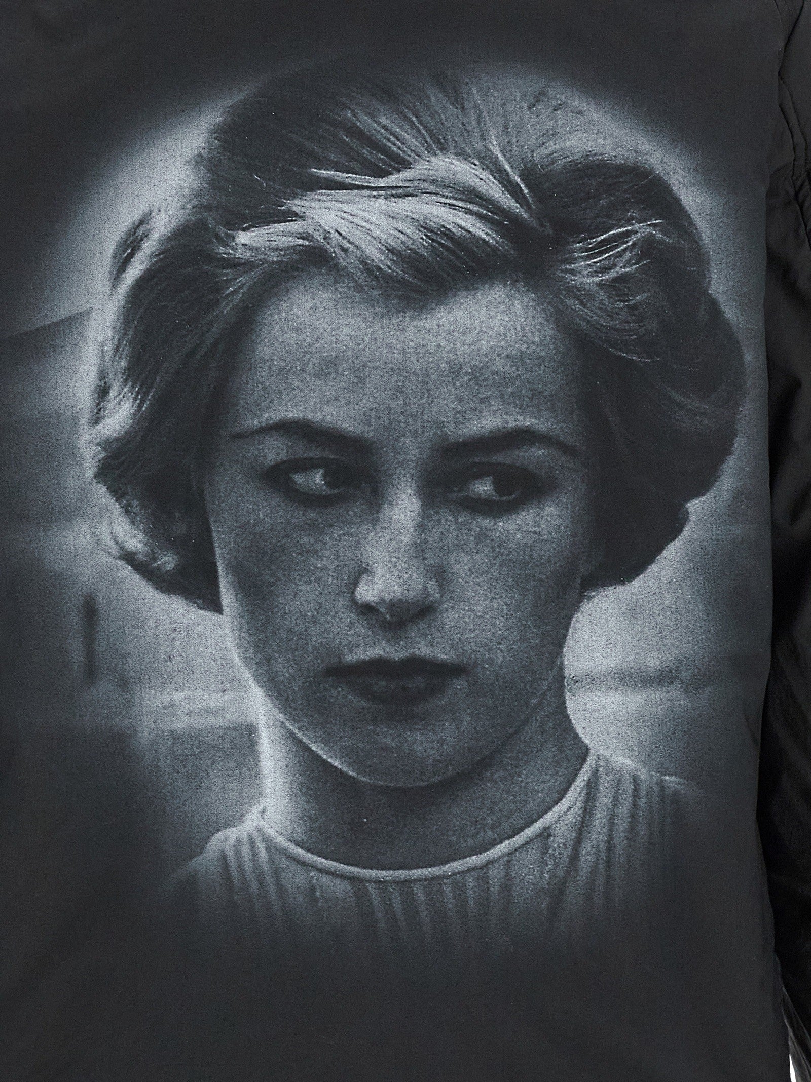 Undercover Cindy Sherman Print Hooded Jacket Black