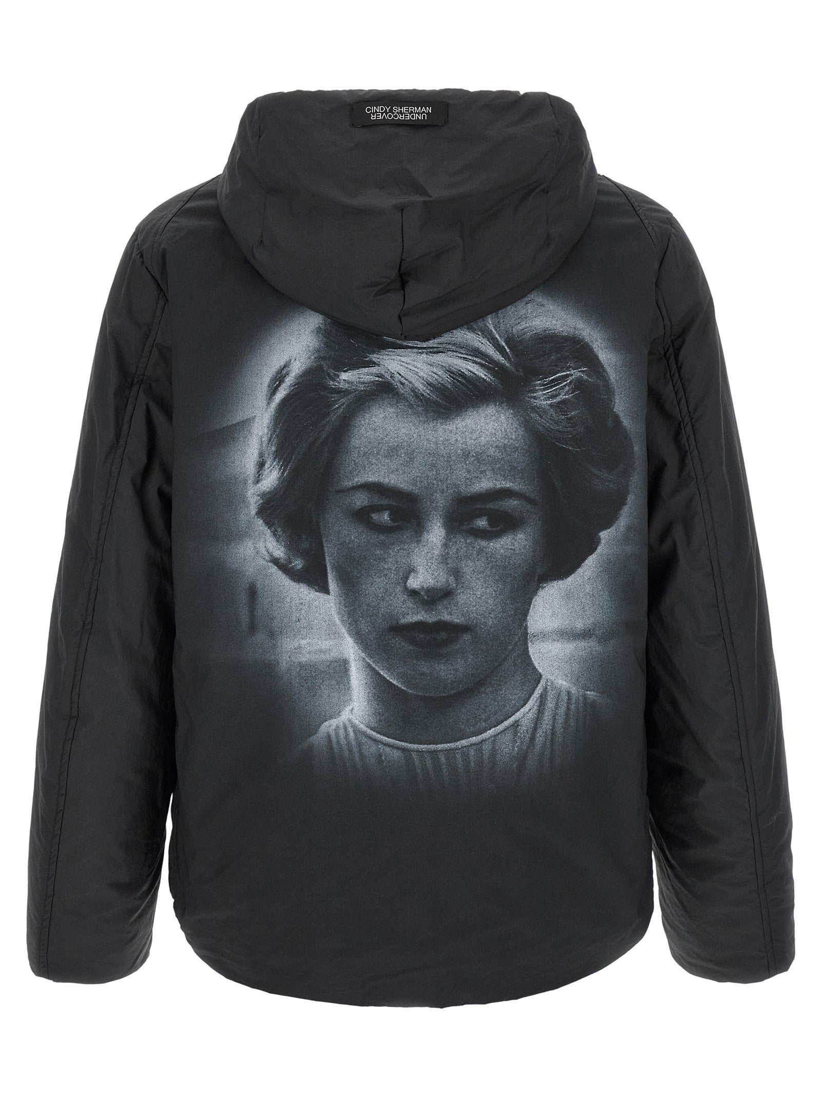 Undercover Cindy Sherman Print Hooded Jacket Black