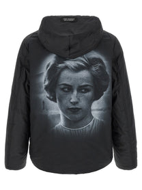 Undercover Cindy Sherman Print Hooded Jacket Black