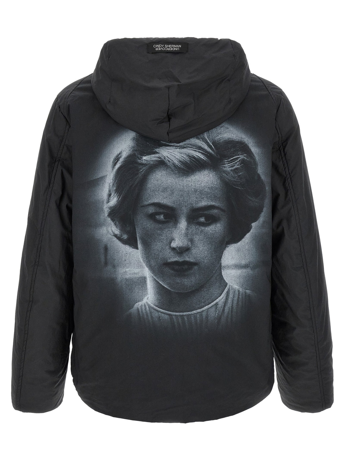Undercover Cindy Sherman Print Hooded Jacket Black, view 2