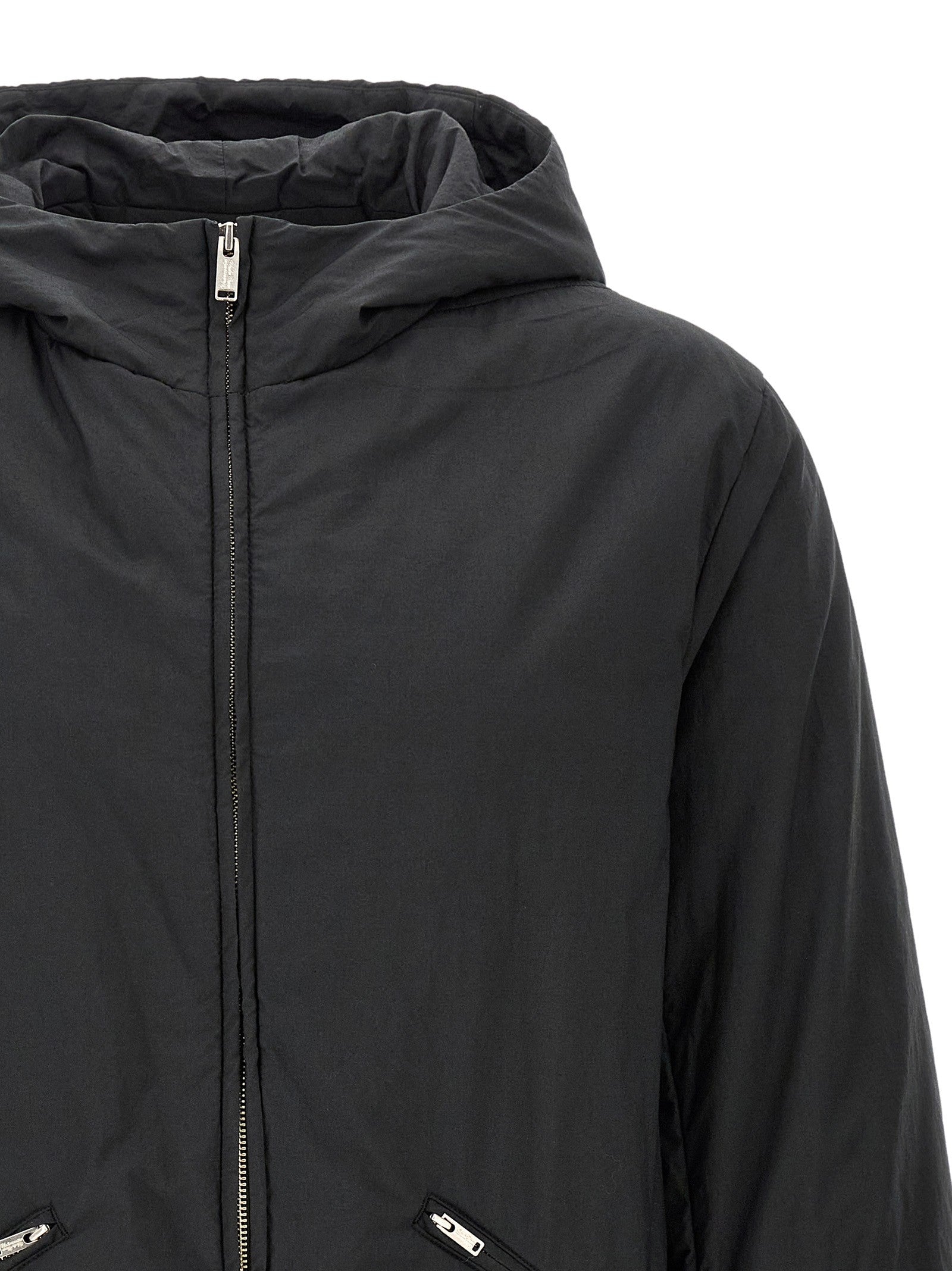 Undercover Cindy Sherman Print Hooded Jacket Black