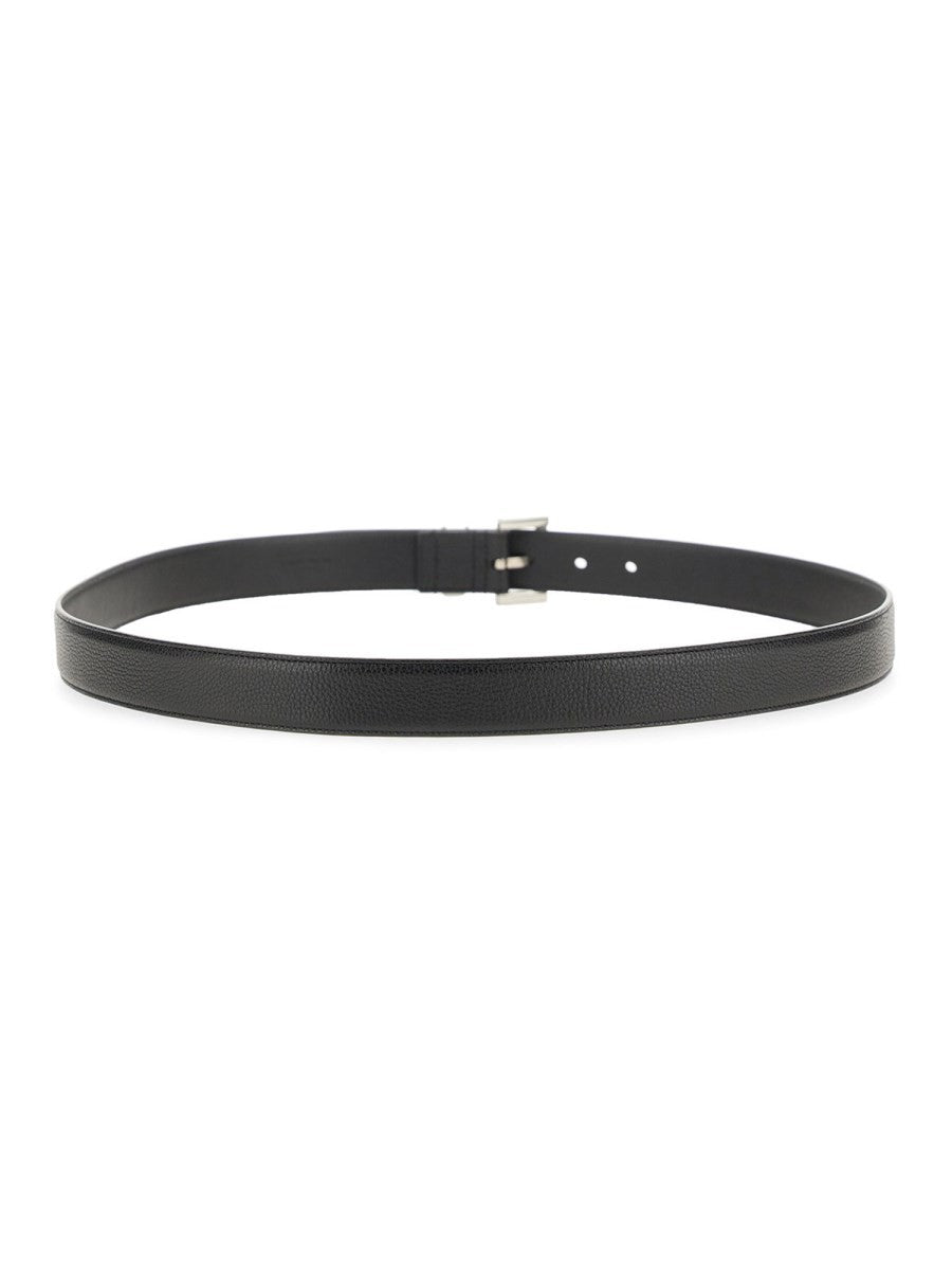 Saint Laurent Men's Cintura Cassandre Black
