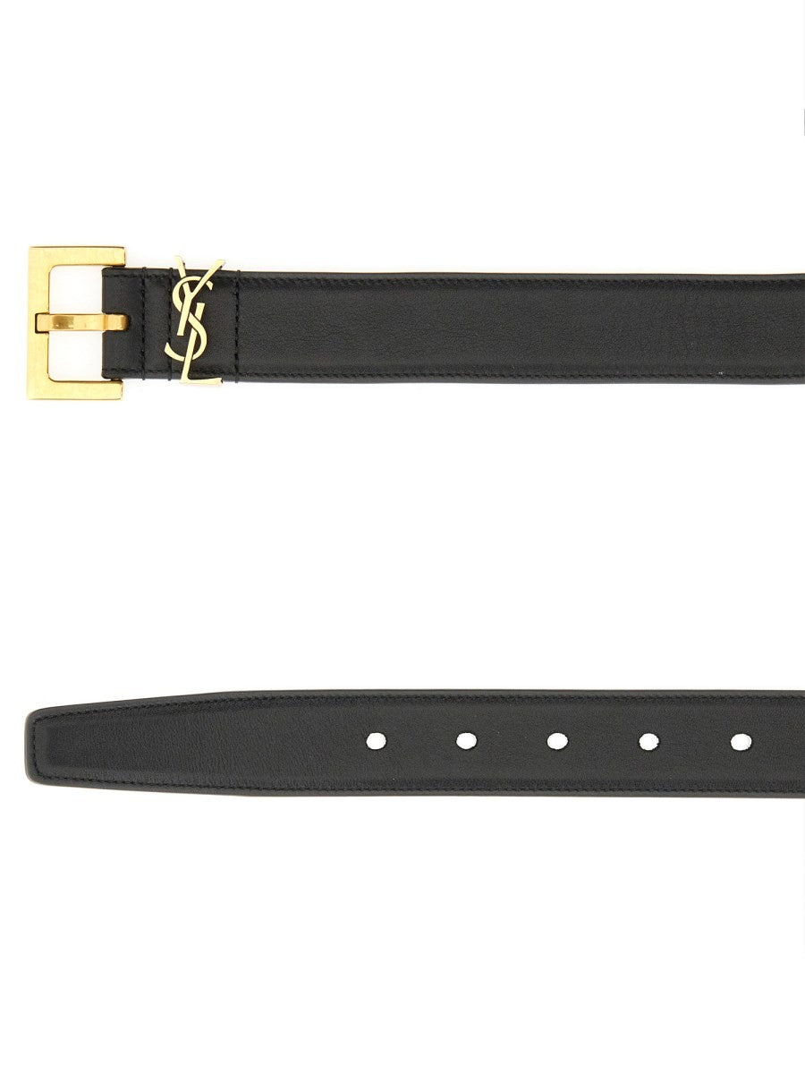 Saint Laurent Women's Cintura Cassandre Black