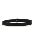 Saint Laurent Women's Cassandre Belt Black, view 3