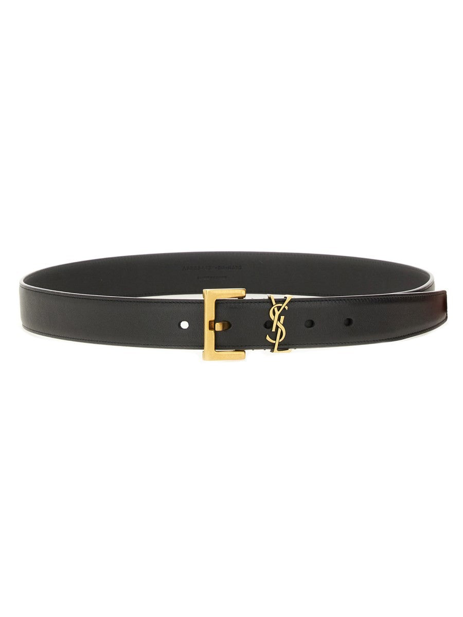 Saint Laurent Women's Cintura Cassandre Black