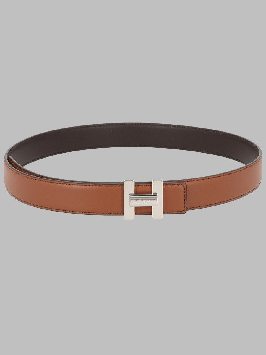 Hogan Women's Cintura Con Fibbia Brown