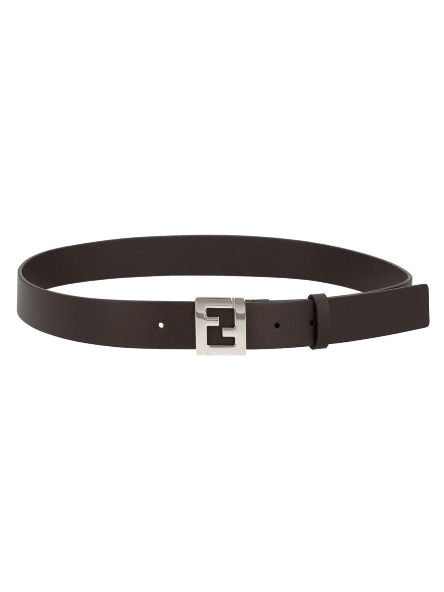 Fendi Men's Buckle Belt Brown