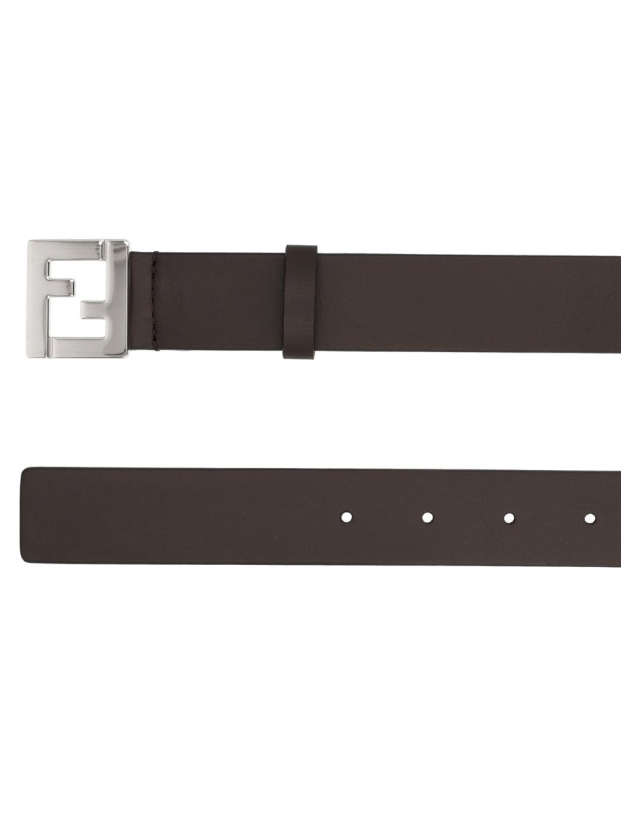 Fendi Men's Buckle Belt Brown