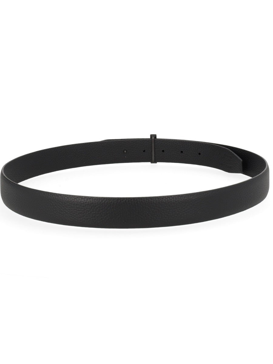 Tom Ford Men's Cintura Con Fibbia Black