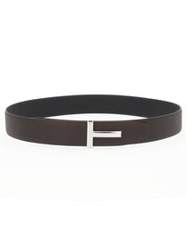 Tom Ford Men's Cintura Con Fibbia Brown