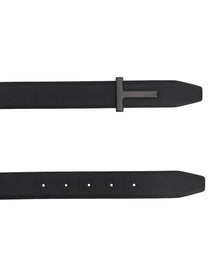 Tom Ford Men's Cintura Con Fibbia Black