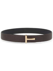 Tom Ford Men's Cintura Con Fibbia Brown