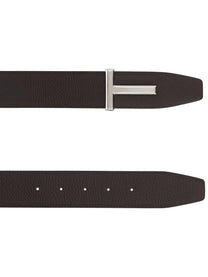 Tom Ford Men's Cintura Con Fibbia Brown