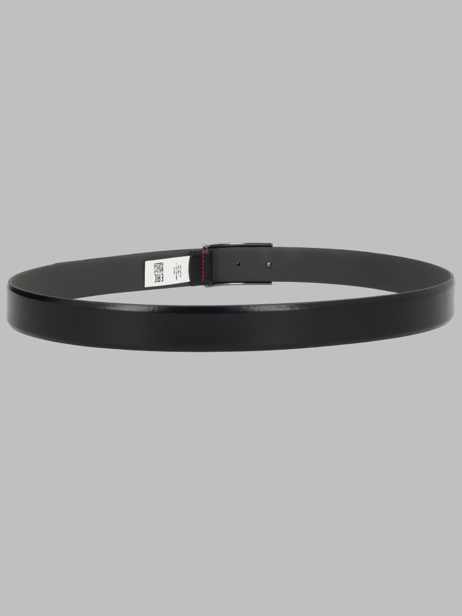 HUGO BOSS Men's Cintura Con Fibbia Black