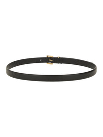 Ferragamo Women's Cintura Doppio Gancini Black