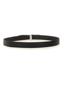 Ferragamo Men's Cintura Gancini in Pelle Black