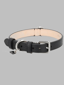 Maison Margiela Unisex Cintura in Pelle Con Charm Black