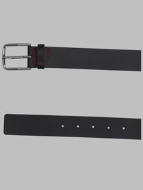 HUGO BOSS Men's Cintura in Pelle Martellata Black