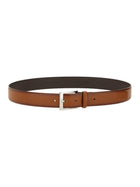 BOSS Men's Leather Elloy Belt Brown