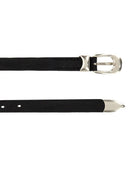 Our Legacy Men's Leather Belt Black